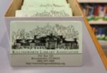 Here's an alt tag for the image: Killingworth Library Association membership card.
