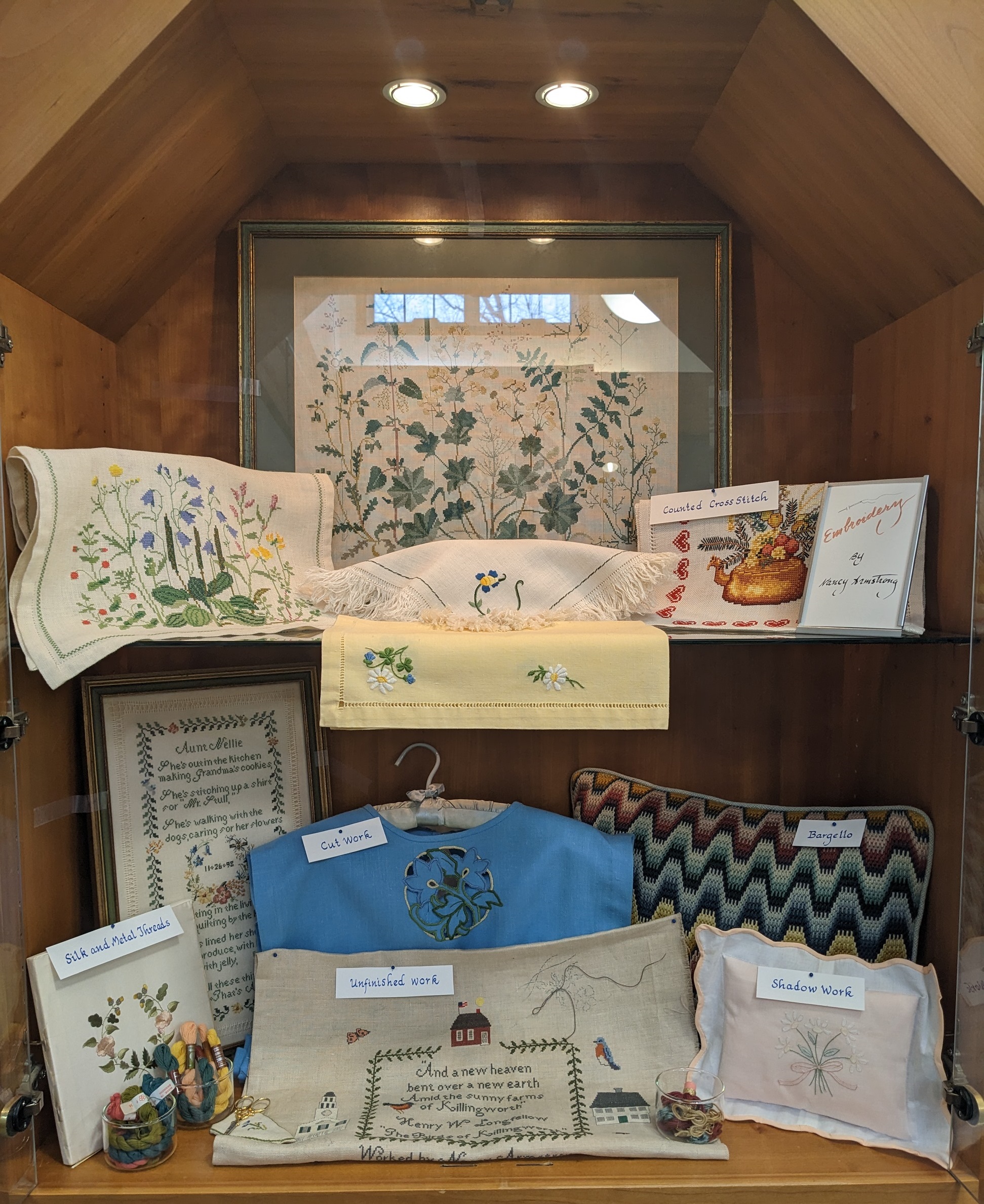 Flowers Are Blooming In Our March Display Case The Killingworth   March Display Case 